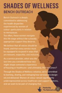 poster describing shades of wellness service offering